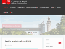 Tablet Screenshot of constanze-krehl.eu